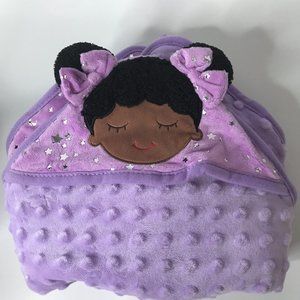 Ifrodoll Purple Plush Baby Blanket